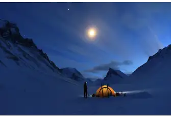 Embrace your inner camper and pitch up a tent under the starry sky