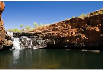 Hike up to Bell Gorge and take a swim in the waterfall
