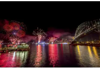 Celebrate with loved ones under the beautifully firework-lit sky