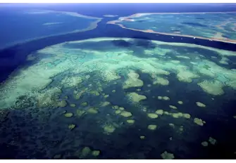 The Great Barrier Reef is known for being one of the best destinations for a helicopter tour 