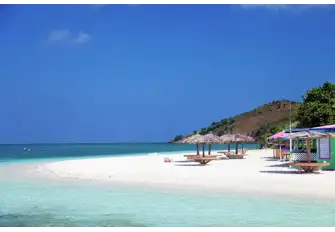 Prickly Pear Island is home to the Sandbox Bar & Grill