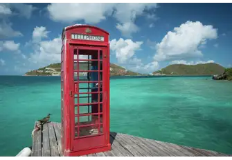 There's a design icon on the jetty at Marina Cay - and there's no mistaking which Virgin Islands these are