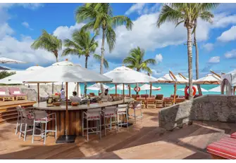Visit the Eden Rock beach club for a celebratory cocktail