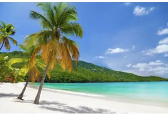 Beautiful Magens Bay is on the north coast of St Thomas, USVI