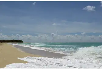 Sandy Point Beach is on the far western tip of St Croix, USVI