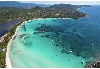 Santa Giulia Beach and its lagoon
