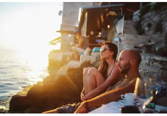 Visit one of Dubrovnik's many cafes on or outside the city walls, sip on a coffee or cold drink as you enjoy the dreamy sunset