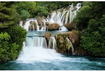 As well as photogenic waterfalls, Krka's National Park is a vital habitat for several species of eagles, ospreys and falcons