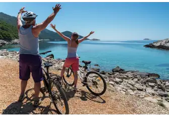 Mljet National Park is home to the oldest pine forests in Europe and criss-crossed with hiking and biking trails