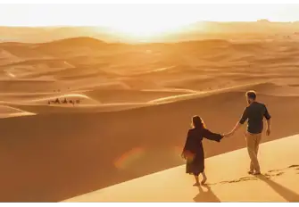 Embrace the beautiful landscape of the Sahara