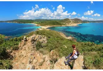 Take a moment to drink in the view on Cap Taillat as you traverse the Sentier du Littoral