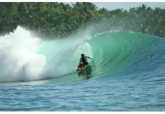 The Mentawai Islands are known for big roller waves and are great for slow boat sailing&nbsp;
