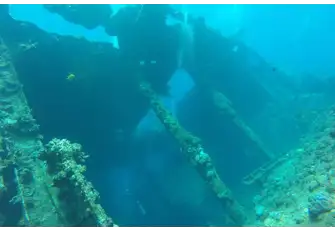 The wreck was caused by a Japanese submarine in January 1942