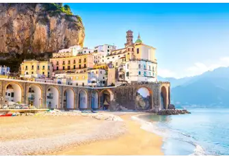 Walk in the golden sandy beaches along the coast