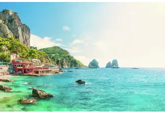 The Faraglioni Rocks are Capri's signature rock formations