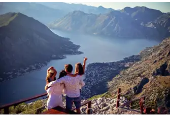 Admire the breathtaking views as you walk along the Old Kotor hiking trail&nbsp;