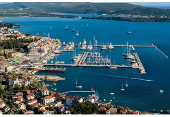 Porto Montenegro's Buddha-Bar has its own infinity pool in an old submarine drydock, just this side of the marina