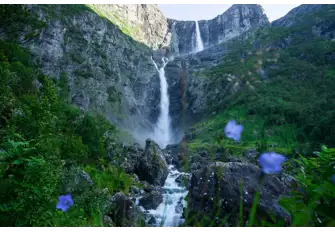 Mardalsfossen Norway's famous 700m waterfall