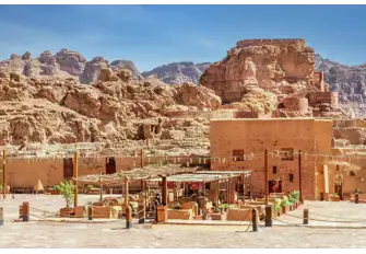 Admire the intricate details of the mud huts in the Al Ula old town&nbsp;
