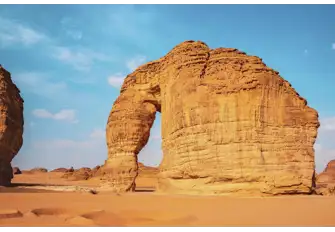 Take a trip to the Elephant Rock at Al Ula 
