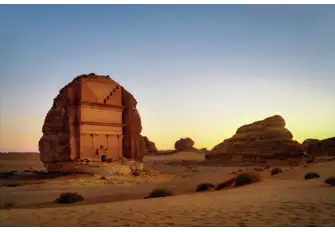Visit the 110 monumental tombs carved from rock formations 