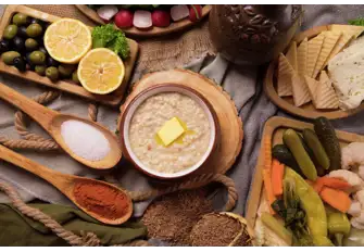 Discover the creamy richness of a traditional celebratory meal