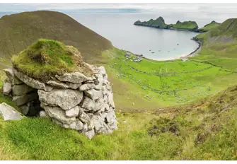 A rare dual UNESCO site, for nature and heritage, St Kilda's settlement on the Bay of Hirta was inhabited for 2,000 years until the last 36 islanders found life there unsustainable and left in 1930