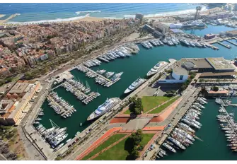 Marina Port Vell, the backdrop for the Barcelona International Boat Show