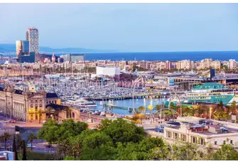 Come for the boats but don't forget to explore into the beautiful city of Barcelona