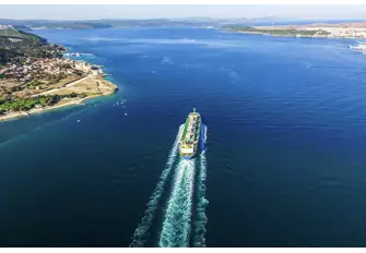 The castle on the northern side of the Dardanelles Strait signifies the strategic significance of this much-contested stretch of water