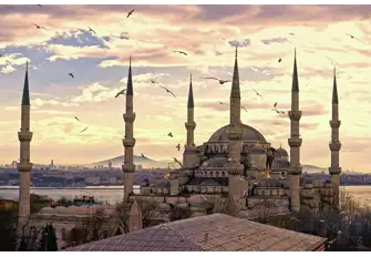 Istanbul has an abundance of beautiful landscapes and landmarks to offer, make sure to visit the Hagia Sophia Grand Mosque