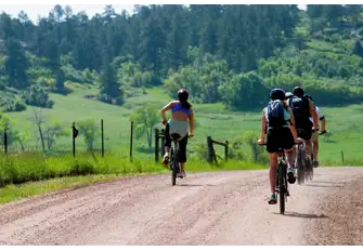 Try mountain biking along various trails, with stops for gourmet lunches!
