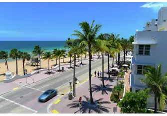 Fort Lauderdale has many attractions outside the show, like Sunrise Beach