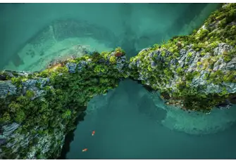 Vietnam is equally as breathtaking from land, sea or air