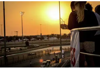 Feel the drama in every sense from the deck of a trackside yacht