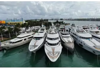 To see the superyachts, meet us at the Burgess stand at Island Gardens' Deep Harbour
