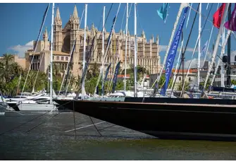 Hosted at Marina Moll Vell, the show is right next to Palma's picturesque old town