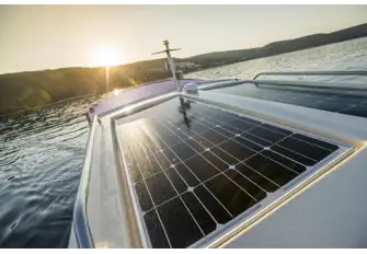Incorporate solar panels into your yacht's design to produce electricity&nbsp;