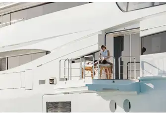 Being at sea relaxes the senses, and a massage helps too