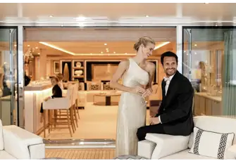 Take the superyachting lifestyle to the next level with a black tie themed dinner party