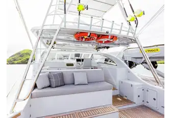 Just step on board - THE BEAST's 13m (42.7ft) tender BABY BEAST is equipped for your deep sea fishing expedition