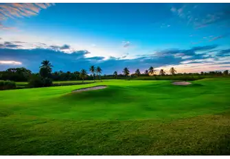 Up for a challenge? This oceanside golf course has a grand total of 27 holes, featuring cliffside holes that drop down to the Chavón River below