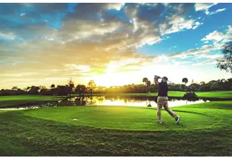 A sunset round in Florida, what could be better?
