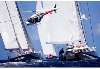 The Loro Piana Superyacht Cup races around the beautiful La Maddalena archipelago