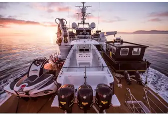 As submersibles are relatively compact they can easily be store on board
