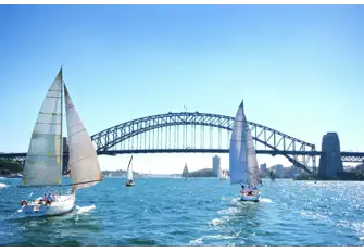 Nothing like sailing under the Sydeny Harbour Bridge on a sunny day