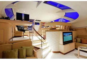 Looking aft from the lower saloon