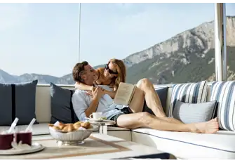Sink into superyacht-level comfort