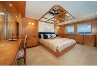 The VIP suite on the bridge deck