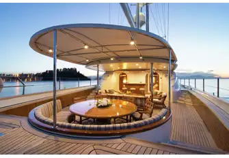 Al fresco dining, shaded lounging and a sit-up bar that serves guests inside and out